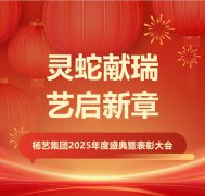 灵蛇献瑞 艺启新章 | 九游会俱乐部集团2025年度盛典暨表彰大会